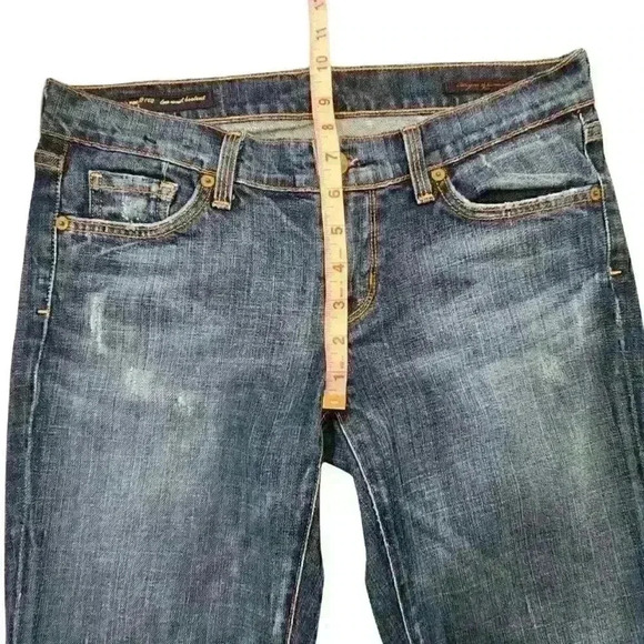 Citizens of Humanity Ric Rac #8 Low Waist Boot Cut Stretch Medium Wash Jeans - Picture 5 of 11